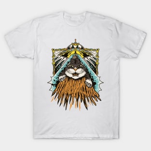 Cat Alien Abduction T-Shirt